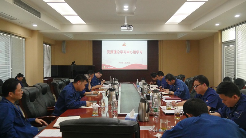 5月29日下午，城門山銅礦舉行黨委理論學(xué)習(xí)中心組專題學(xué)習(xí)會議（黃華堂）.jpg