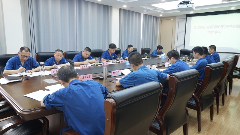 5月30日下午，武山銅礦舉行黨委理論學(xué)習(xí)中心組專題學(xué)習(xí)會議（馮浩）.jpg
